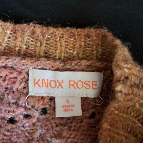Knox Rose Multicolor Knit Women's Sweater - Picture 2 of 3